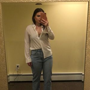 White collared shirt